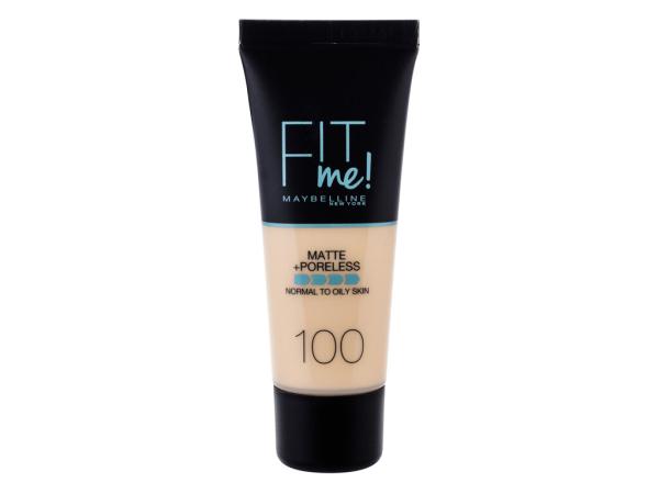 Maybelline Fit Me! Matte + Poreless 100 Warm Ivory (W) 30ml, Make-up