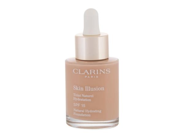 Clarins Skin Illusion Natural Hydrating 107 Beige (W) 30ml, Make-up SPF15