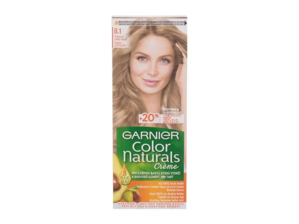 Garnier Color Naturals Créme 8,1 Natural Light Ash Blond (W) 40ml, Farba na vlasy