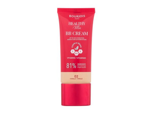 BOURJOIS Paris Healthy Mix Clean & Vegan BB Cream 02 Vanile (W) 30ml, BB krém