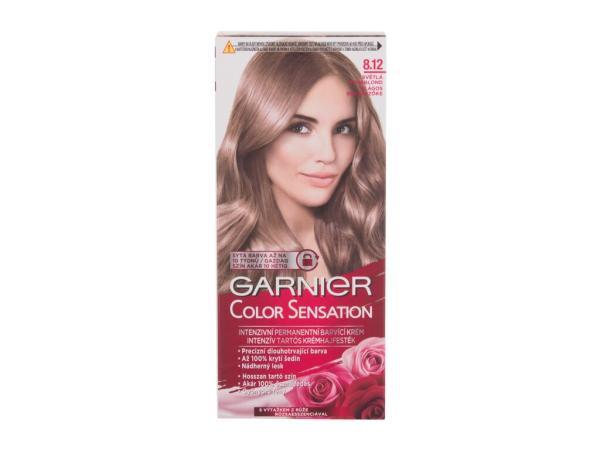 Garnier Color Sensation 8,12 Light Roseblonde (W) 40ml, Farba na vlasy