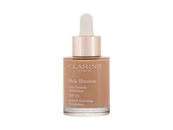 Clarins Skin Illusion Natural Hydrating 112 Amber (W) 30ml, Make-up SPF15