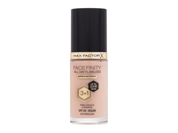 Max Factor Facefinity All Day Flawless C30 Porcelain (W) 30ml, Make-up SPF20