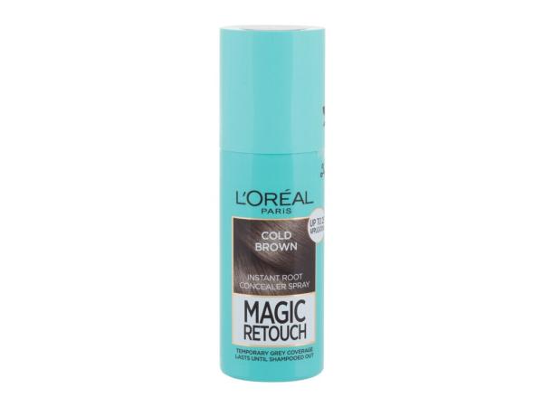 L'Oréal Paris Magic Retouch Instant Root Concealer Spray Cold Brown (W) 75ml, Farba na vlasy