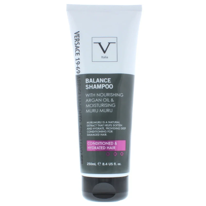 Versace 19.69 Italia Balance Shampoo with Nourishing Argan Oil 250ml, Šampón