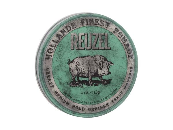 Reuzel Hollands Finest Pomade Grease Medium Hold (M) 113g, Vosk na vlasy