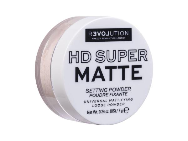 Revolution Relove Super HD Matte Setting Powder (W) 7g, Púder