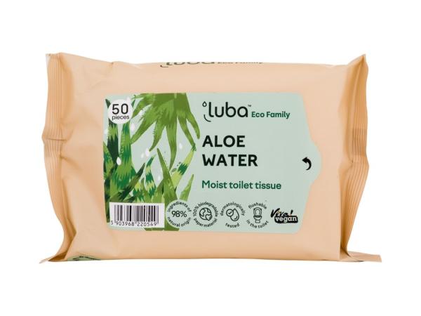 Luba Eco Family Aloe Water (U) 50ks, Vlhčený toaletní papír