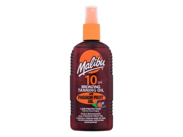 Malibu Bronzing Tanning Oil Passion Fruit Oil (W) 200ml, Opaľovací prípravok na telo SPF10