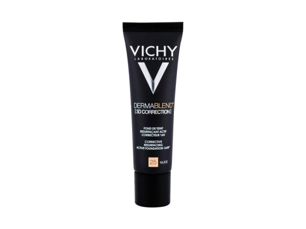 Vichy Dermablend 3D Antiwrinkle & Firming Day Cream 25 Nude (W) 30ml, Make-up SPF25