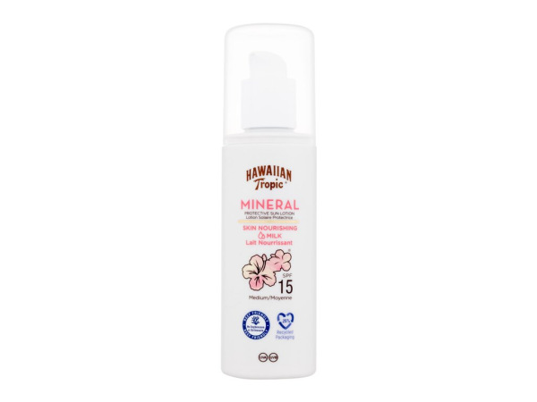 Hawaiian Tropic Mineral Skin Nourishing Milk (U) 100ml, Opaľovací prípravok na telo SPF15