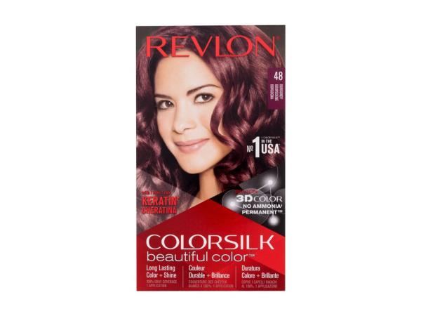 Revlon Colorsilk Beautiful Color 48 Burgundy (W) 59,1ml, Farba na vlasy