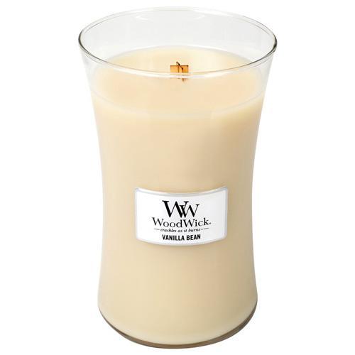 Woodwick oválna váza Vanilla Bean 609.5g, Vonná sviečka
