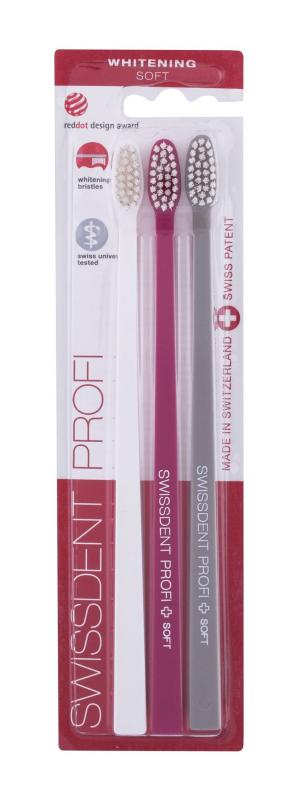 Swissdent Whitening Trio Profi (U)  3ks, Zubná kefka