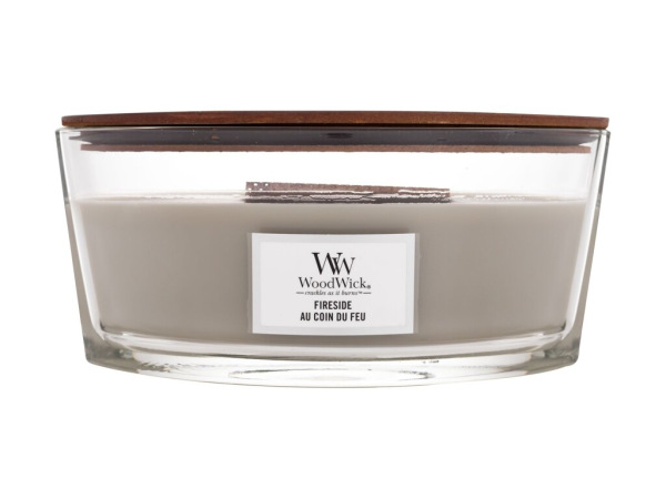 WoodWick Fireside (U) 453,6g, Vonná sviečka