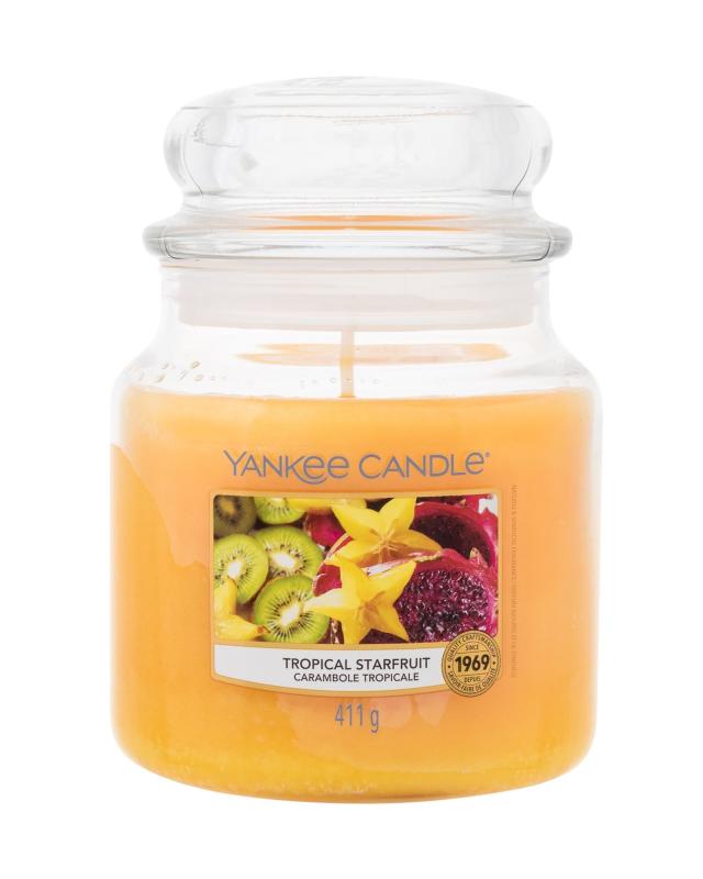 Yankee Candle Tropical Starfruit (U)  411g, Vonná sviečka