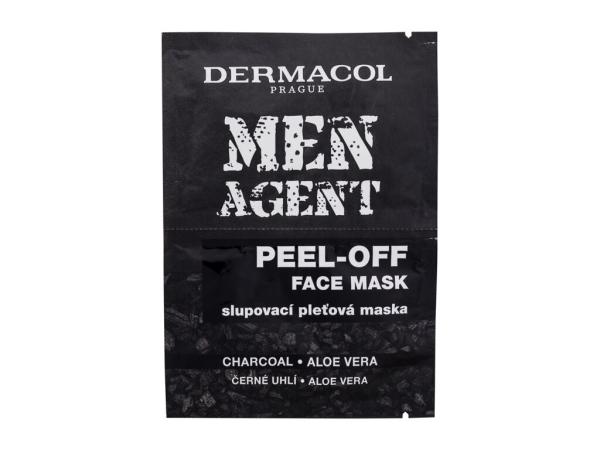 Dermacol Peel-Off  Face Mask Men Agent (M)  2x7,5ml, Pleťová maska