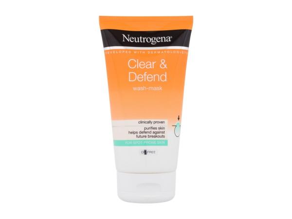 Neutrogena Wash-Mask Clear & Defend (U)  150ml, Pleťová maska