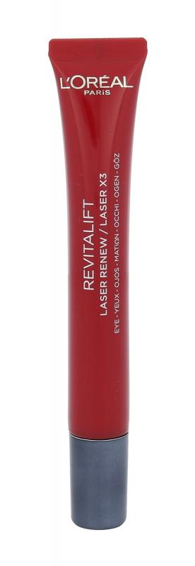 L'Oréal Paris Revitalift Laser X3 Anti-Ageing Power Eye Cream (W) 15ml, Očný krém