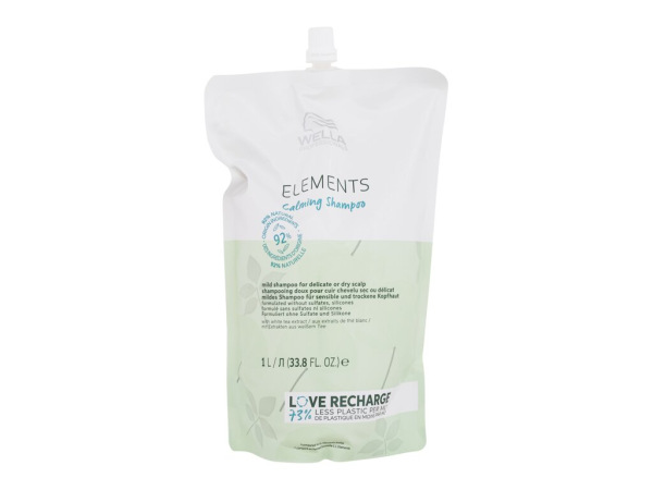 Wella Professionals Elements Calming Shampoo (W) 1000ml, Šampón Náplň