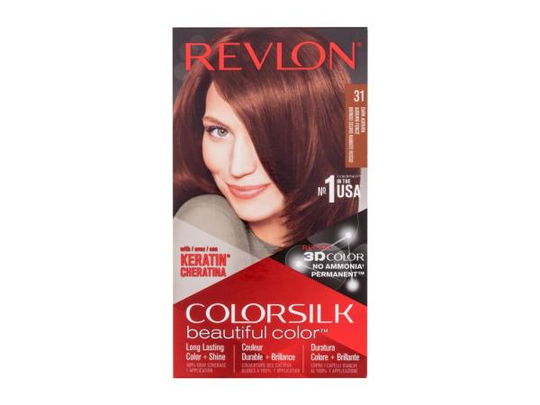 Revlon Colorsilk Beautiful Color 31 Dark Auburn (W) 59,1ml, Farba na vlasy