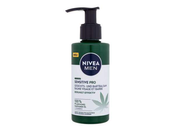 Nivea Men Sensitive Pro Ultra-Calming Face & Beard Balm (M) 150ml, Denný pleťový krém