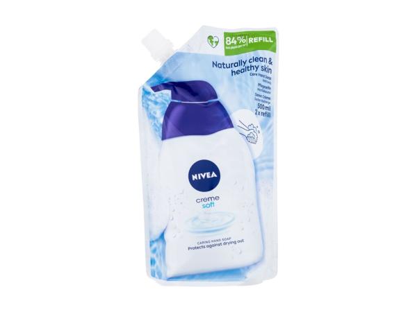 Nivea Care Soap Refill Creme Soft (W)  500ml, Tekuté mydlo