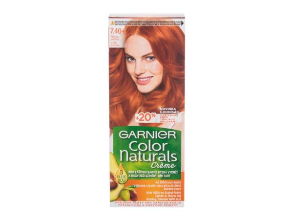 Garnier Color Naturals Créme 7,40+ Copper Passion (W) 40ml, Farba na vlasy