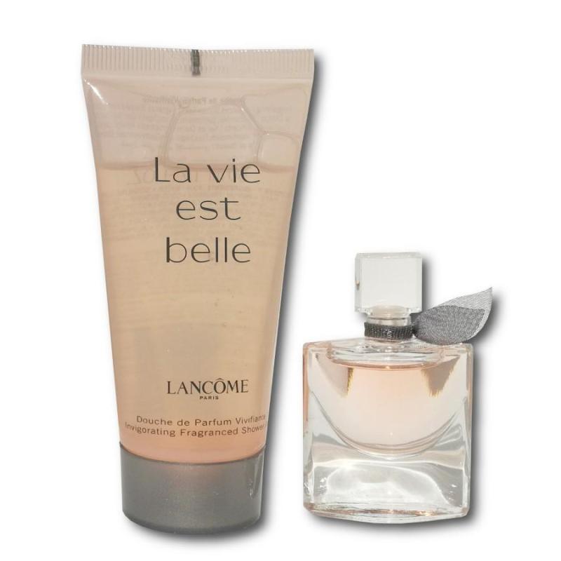 Lancome La Vie Est Belle EdP 4 ml + Sprchovací gél 50 ml, Darčeková sada (W) 1