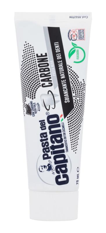 Pasta Del Capitano Charcoal (U) 75 ml, Zubná pasta