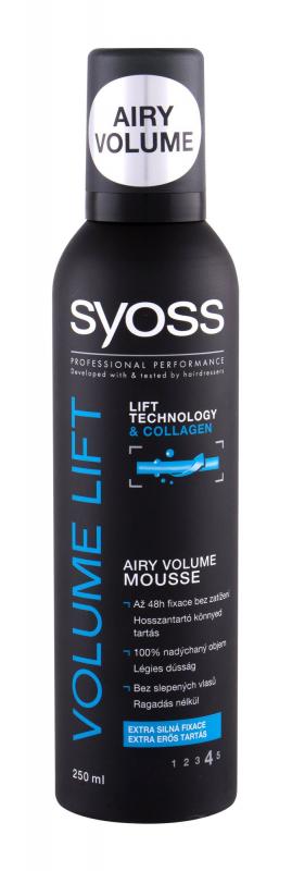 Syoss Professional P Mousse Volume Lift (W)  250ml, Tužidlo na vlasy