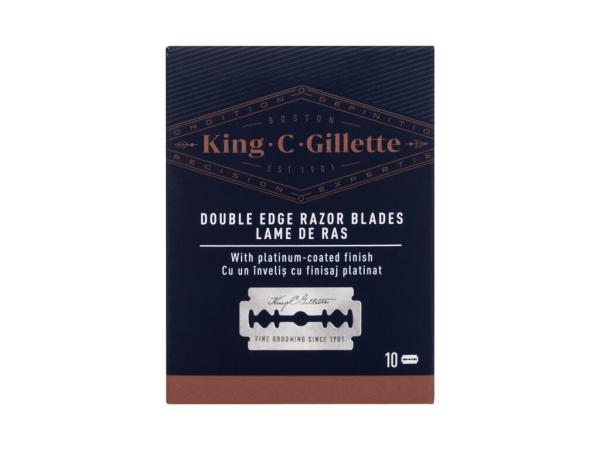 Gillette King C. Double Edge Safety Razor Blades (M) 10ks, Náhradné ostrie