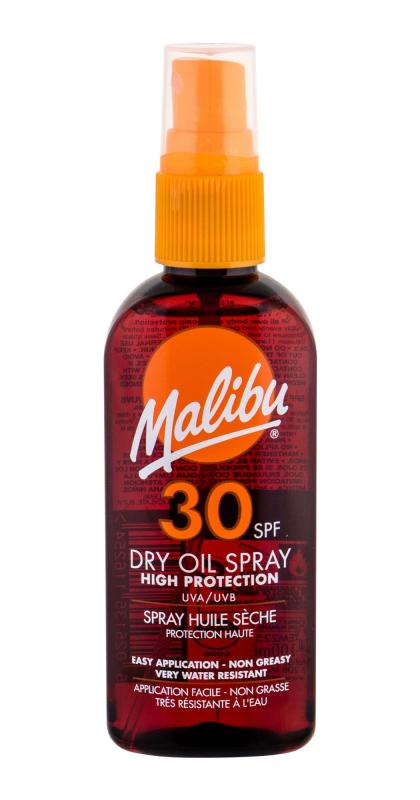 Malibu Dry Oil Spray (W) 100ml, Opaľovací prípravok na telo SPF30