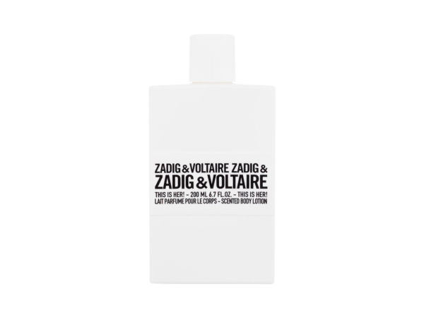 Zadig & Voltaire This is Her! (W) 200ml, Telové mlieko
