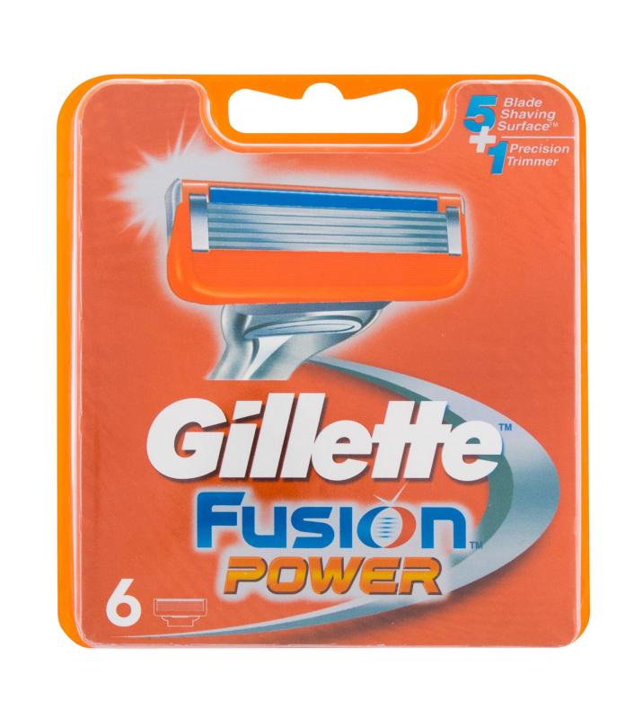 Gillette Power Fusion (M)  6ks, Náhradné ostrie