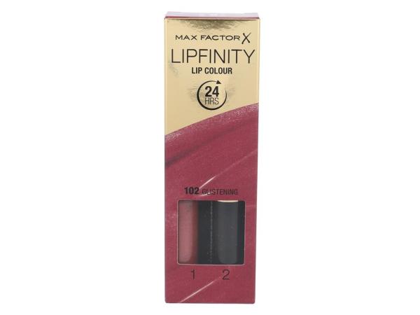 Max Factor Lipfinity 24HRS Lip Colour 102 Glistening (W) 4,2g, Rúž