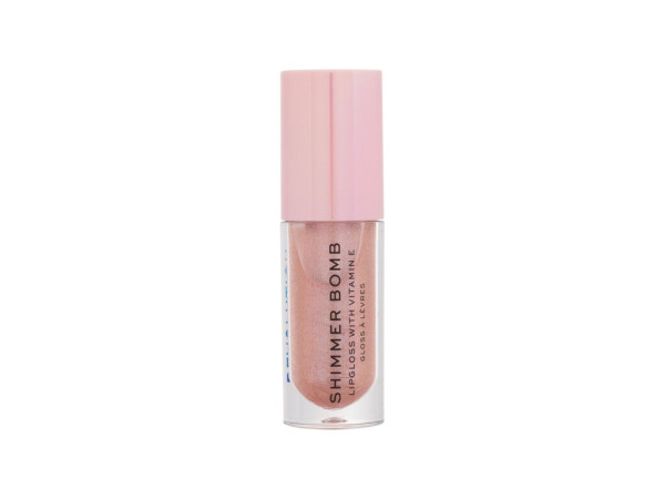 Makeup Revolution London Shimmer Bomb Glimmer Nude (W) 4,5ml, Lesk na pery