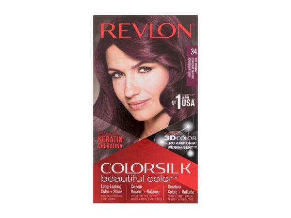 Revlon Colorsilk Beautiful Color 34 Deep Burgundy (W) 59,1ml, Farba na vlasy
