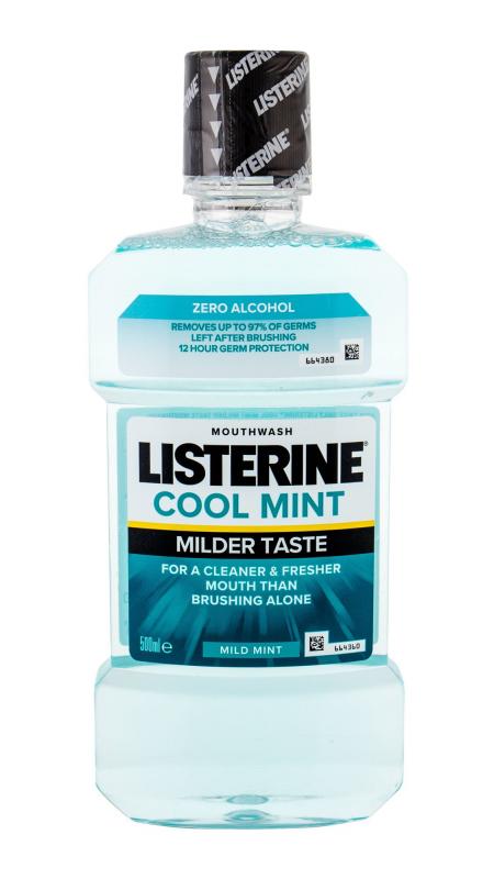 Listerine Cool Mint Mild Mint Mouthwash (U)  500ml, Ústna voda
