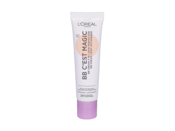 L'Oréal Paris Magic BB 5in1 Transforming Skin Perfector Light (W) 30ml, BB krém
