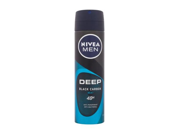 Nivea Black Carbon Beat Men Deep (M)  150ml, Antiperspirant