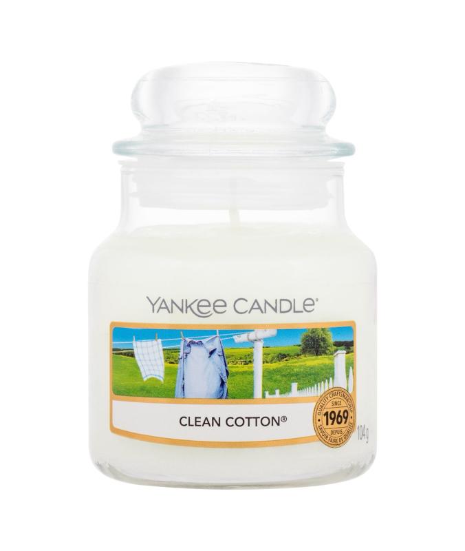 Yankee Candle Clean Cotton (U)  104g, Vonná sviečka