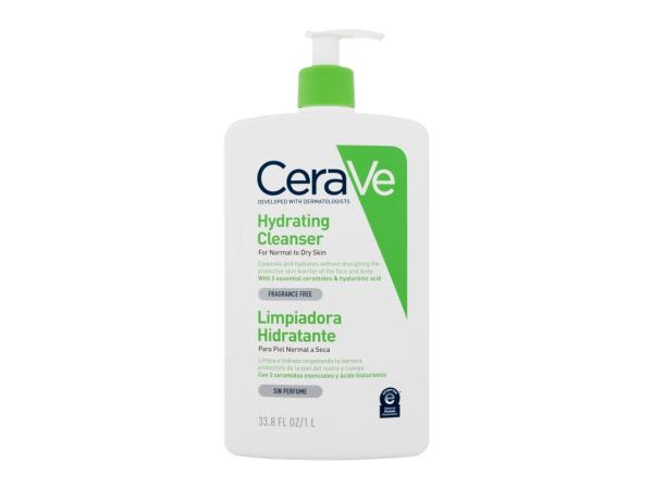 CeraVe Facial Cleansers Hydrating (W) 1000ml, Čistiaca emulzia