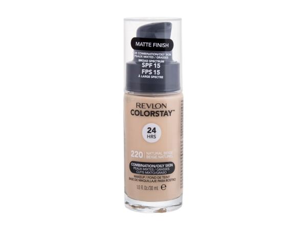 Revlon Colorstay Combination Oily Skin 220 Natural Beige (W) 30ml, Make-up SPF15