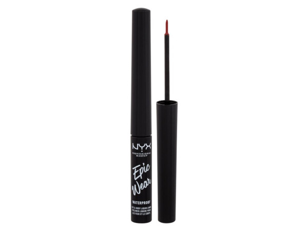 NYX Professional Makeup Epic Wear 07 Red (W) 3,5ml, Očná linka Waterproof