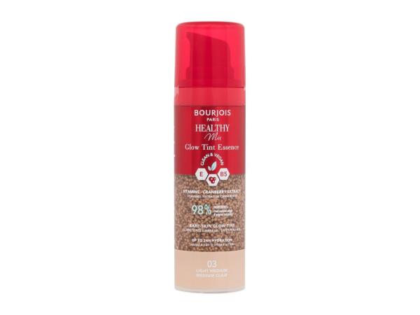 BOURJOIS Paris Healthy Mix Clean & Vegan Glow Tint Essence 03 Light Medium (W) 30ml, Make-up