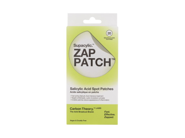 Carbon Theory Supacylic Zap Patch (U) 20ks, Lokálna starostlivosť