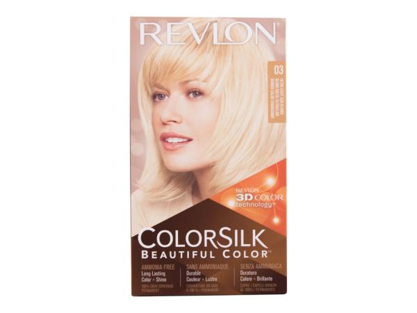 Revlon Colorsilk Beautiful Color 03 Ultra Light Sun Blonde (W) 59,1ml, Farba na vlasy