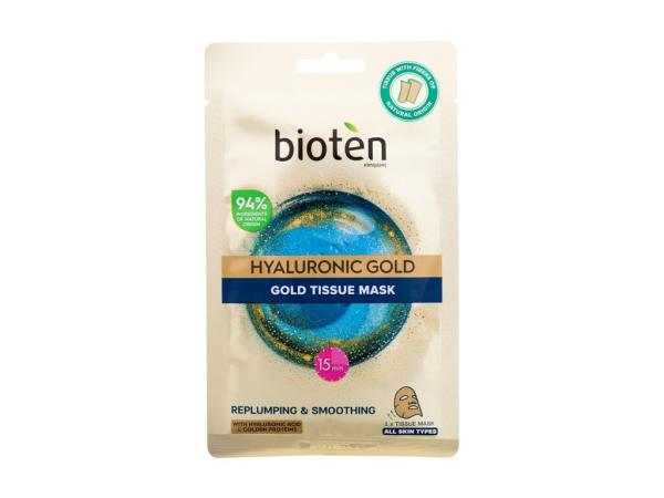 Bioten Hyaluronic Gold Tissue Mask (W) 25ml, Pleťová maska