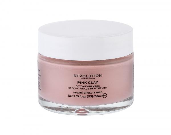 Revolution Skincare Pink Clay Detoxifying (W) 50ml, Pleťová maska